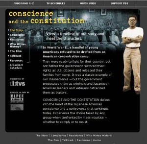 screenshot of PBS.org website