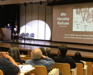 graphic novel presentation at Tule Lake Pilgrimage