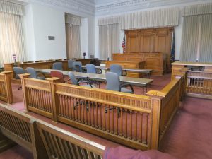 old federal courtroom, Boise