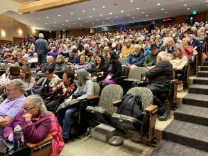 audience at Kane Hall, University of Washington