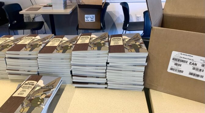 Back orders for “WE HEREBY REFUSE” now shipping