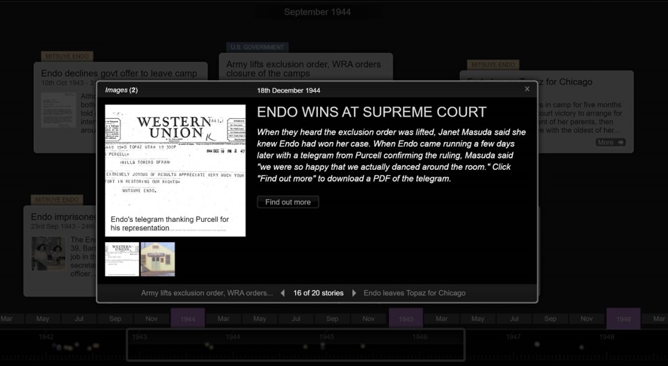 online interactive historical timeline