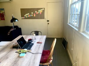 desk at Fort Worden