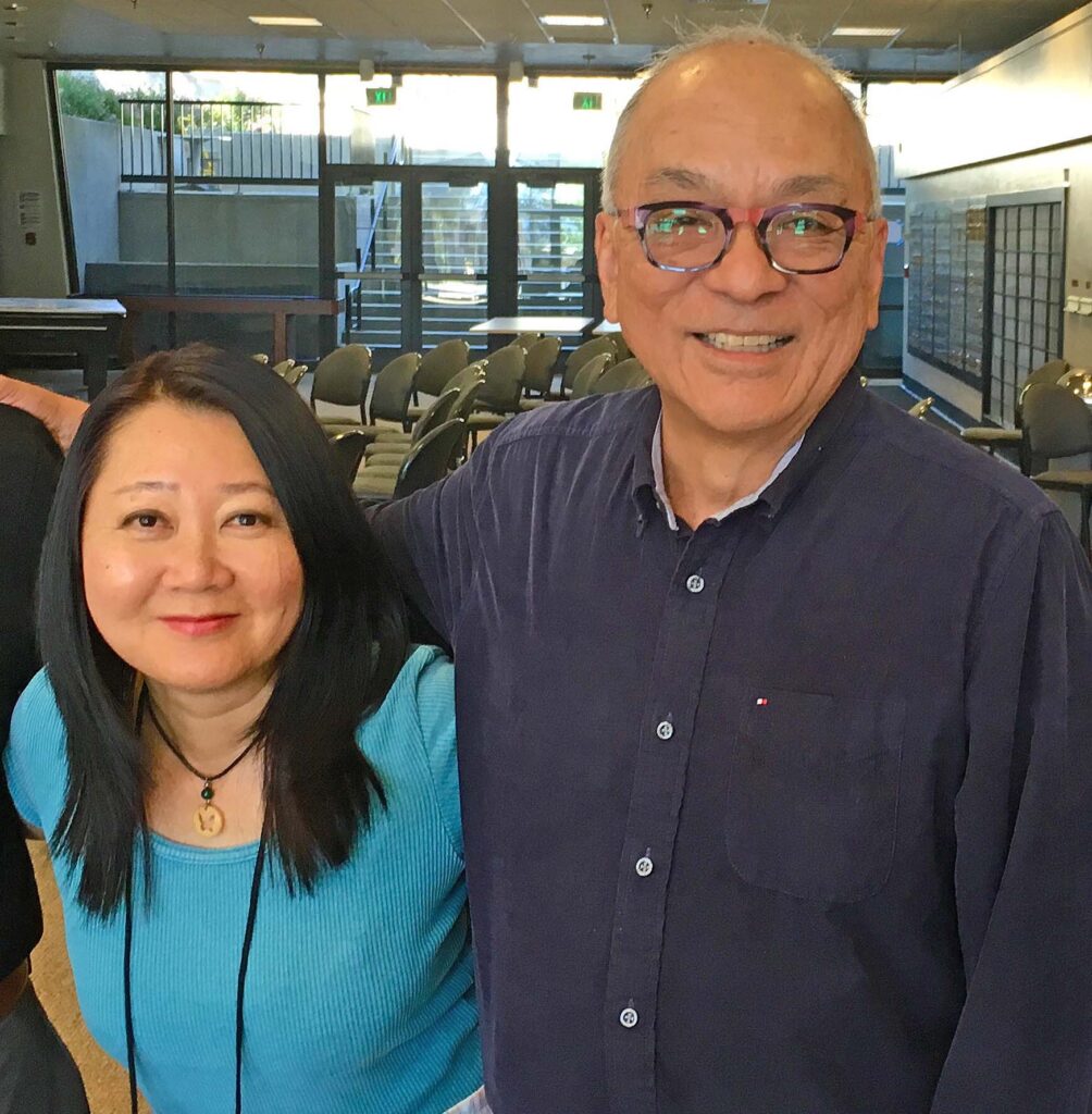 Martha Nakagawa with Frank Abe.
