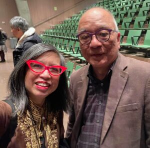 Emily Lawsin and Frank Abe.