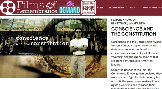For its 25th anniversary, find “Conscience and the Constitution” on a new streaming platform